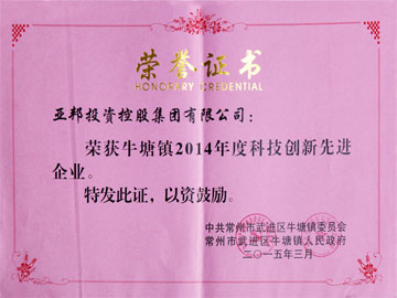 镇科技创新先进企业